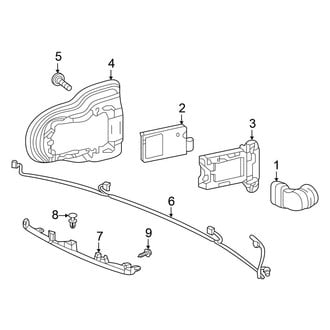 Honda OE - Rear Bumper - Electrical Components
