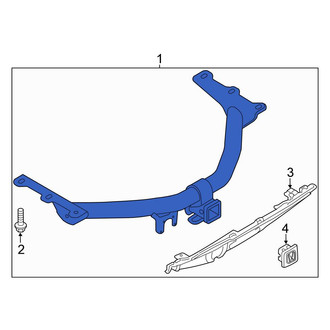 Honda OE - Rear Trailer Hitch