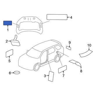 Honda OE - A/C System Information Label