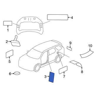Honda OE - Right Engine Decal