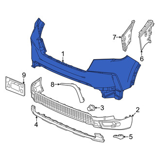 Honda OE - Front Upper Bumper Cover