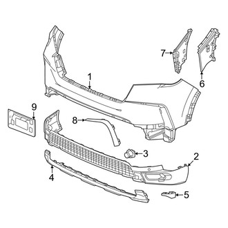 Honda OE - Front Bumper & Grille - Bumper & Components (Bumper Cover & Trim)