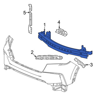 Honda OE - Front Bumper Impact Bar