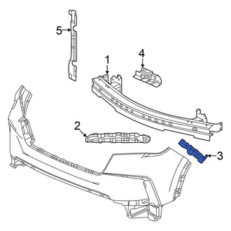 Honda OE - Front Left Bumper Guide