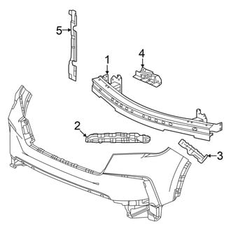 Honda OE - Front Bumper & Grille - Bumper & Components (Bumper Support)