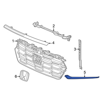 Honda OE - Front Left Headlight Molding