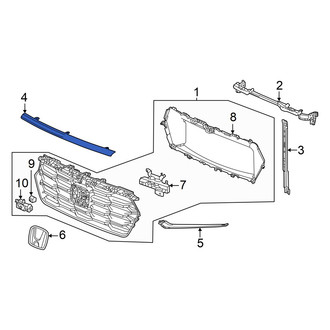 Honda OE - Front Grille Molding