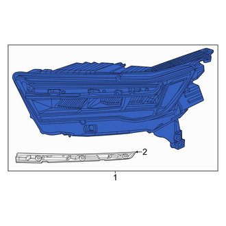 Honda OE - Front Right Headlight Assembly