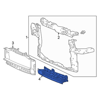 Honda OE - Front Radiator Shutter Assembly