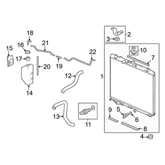 Honda OE - Cooling - Radiator & Components