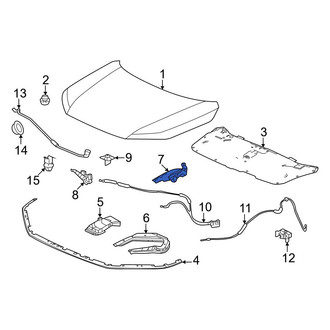 Honda OE - Front Left Hood Hinge