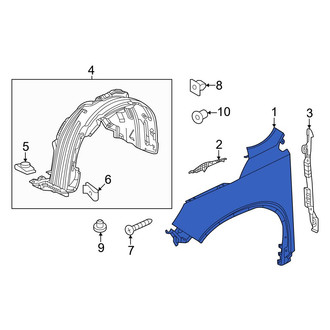 Honda OE - Front Right Fender
