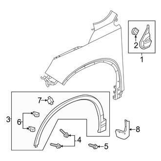 Honda OE - Fender - Exterior Trim