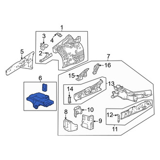 Honda OE - Front Battery Tray