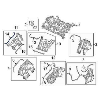 Honda OE - Right Upper Engine Timing Cover Gasket