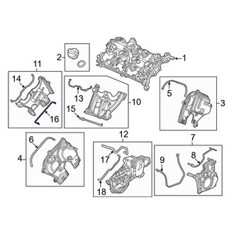Honda OE - Lower Engine Timing Cover Gasket