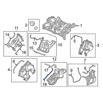 Honda OE - Right Upper Engine Timing Cover Gasket