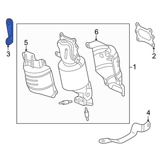 Honda OE - Front Catalytic Converter Brace