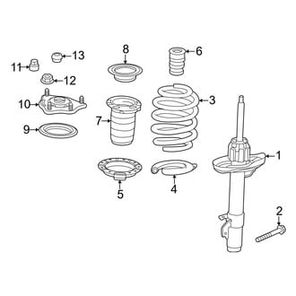 Honda OE - Front Suspension - Struts & Components