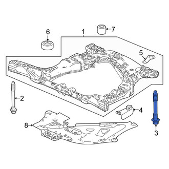 Honda OE - Rear Suspension Crossmember Bolt