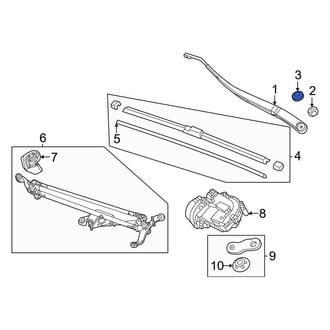 Honda OE - Wiper Arm Cap