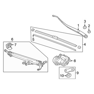 Honda OE - Windshield - Wiper & Washer Components (Wiper Components)
