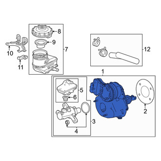 Honda OE - Power Brake Booster