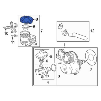 Honda OE - Brake Master Cylinder Reservoir Cap