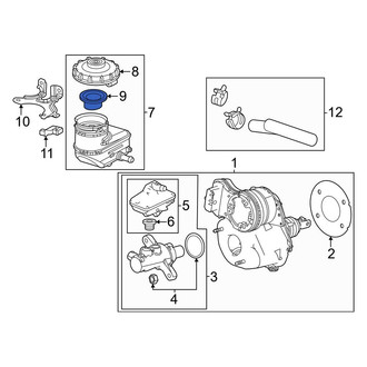 Honda OE - Brake Master Cylinder Reservoir Strainer