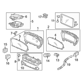 Honda OE - Instrument Panel - Cluster & Switches