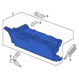 Honda OE - Front Glove Box Assembly