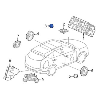 Honda OE - Front Outer Speaker
