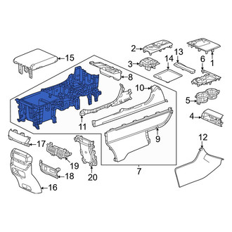 Honda OE - Center Center Console