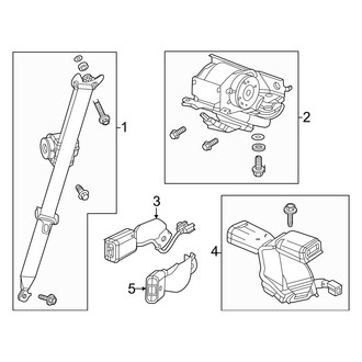 Honda OE - Restraint Systems - Third Row Seat Belts