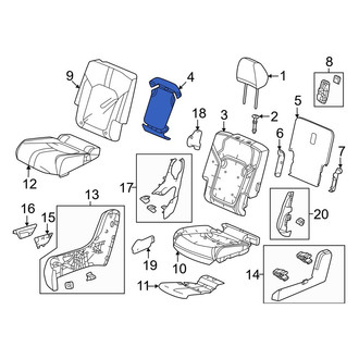 Honda OE - Seat Heater Pad
