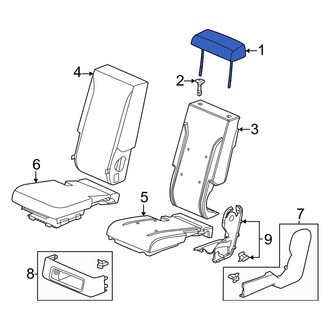 Honda OE - Center Headrest