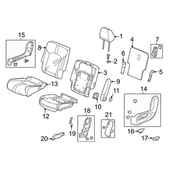 Honda OE - Seats & Tracks - Second Row Seats (With Captains Chairs)
