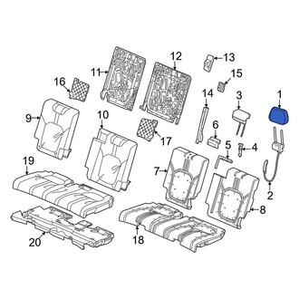 Honda OE - Rear Center Headrest