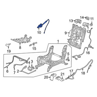 Honda OE - Center Right Seat Motor