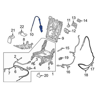 Honda OE - Center Left Seat Motor