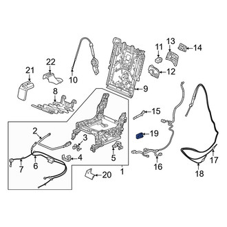Honda OE - Center Left Seat Heater Control Module