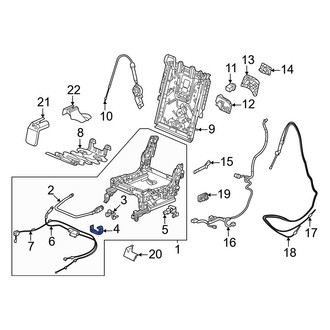 Honda OE - Seat Track Cap