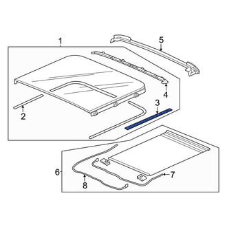 Honda OE - Front Sunroof Opening Trim
