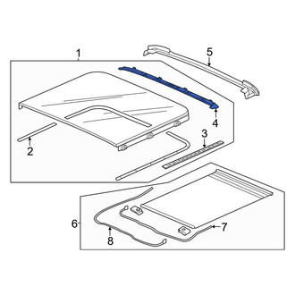 Honda OE - Rear Sunroof Opening Trim