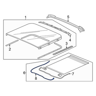 Honda OE - Rear Left Sunroof Cable
