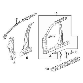 Honda OE - Pillars, Rocker & Floor - Inner Structure