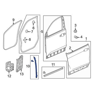 Honda OE - Front Left Door Shell Seal