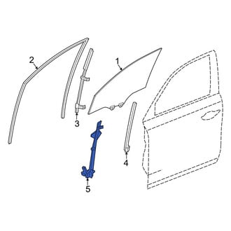 Honda OE - Front Right Window Regulator