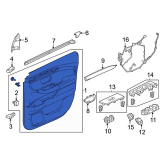 Honda OE - Front Right Outer Door Outer Panel