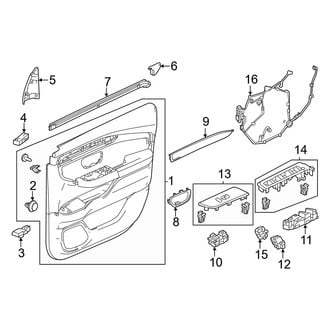Honda OE - Front Door - Interior Trim